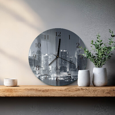 Orologio rotondo Notte dell'orizzonte