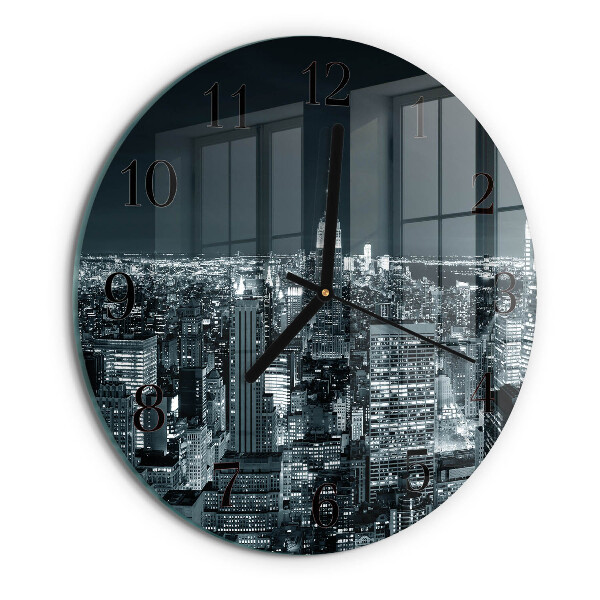 Orologio rotondo Notte dell'orizzonte