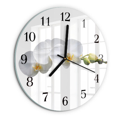 Orologio rotondo Orchidea