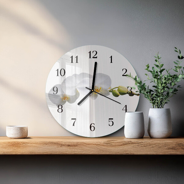 Orologio rotondo Orchidea