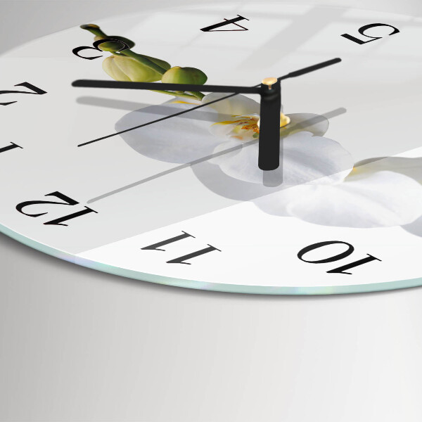 Orologio rotondo Orchidea