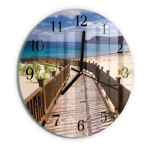 Orologio rotondo Spiaggia Mare