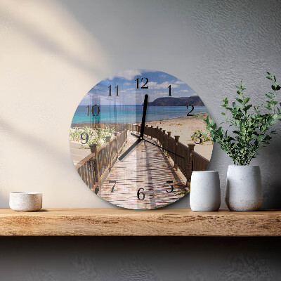 Orologio rotondo Spiaggia Mare