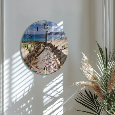 Orologio rotondo Spiaggia Mare