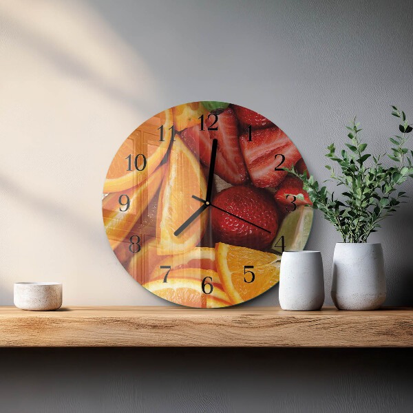 Orologio rotondo Frutta