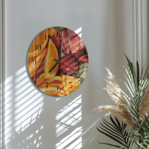Orologio rotondo Frutta
