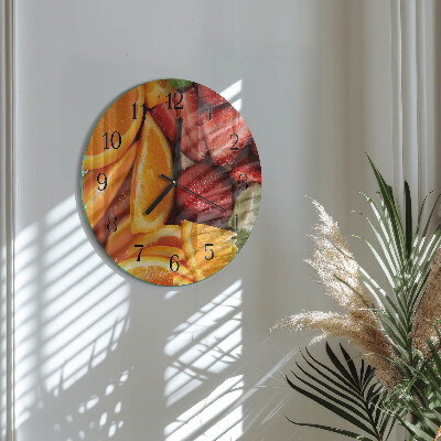 Orologio rotondo Frutta