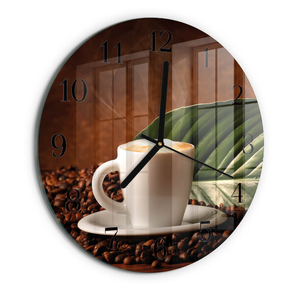 Orologio rotondo Tazza di caffè