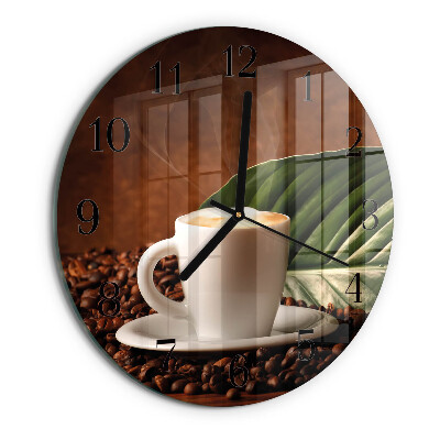 Orologio rotondo Tazza di caffè