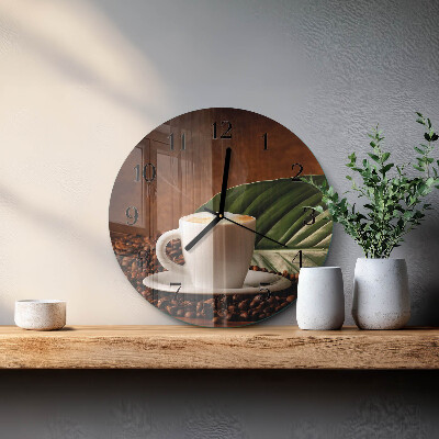 Orologio rotondo Tazza di caffè