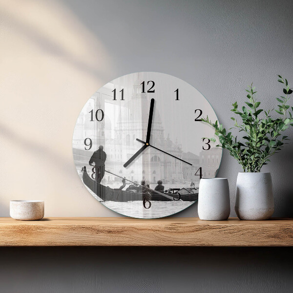 Orologio rotondo La barca veneziana