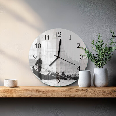 Orologio rotondo La barca veneziana