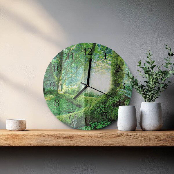 Orologio rotondo Muschio forestale