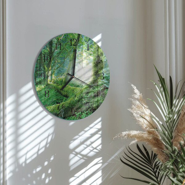 Orologio rotondo Muschio forestale