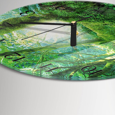 Orologio rotondo Muschio forestale