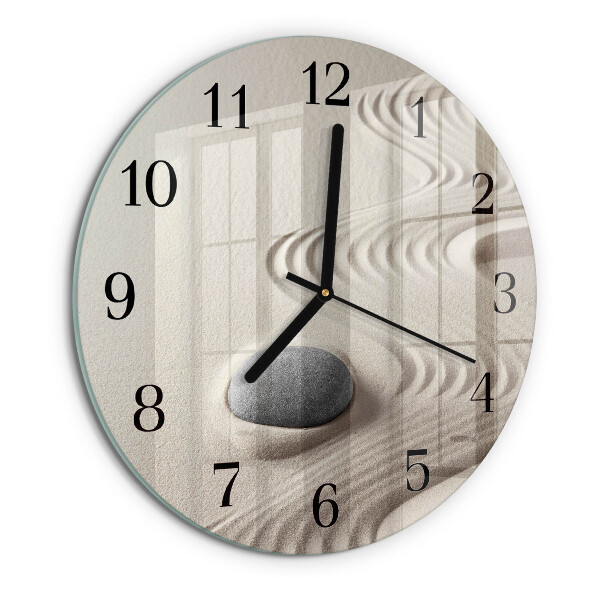 Orologio rotondo Sabbia di pietra