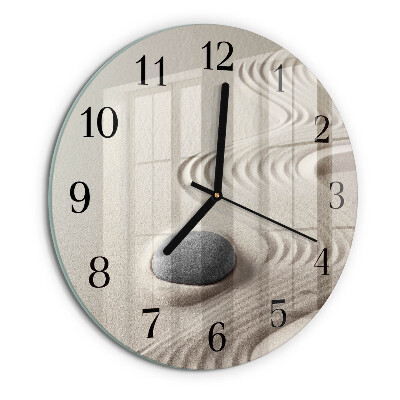 Orologio rotondo Sabbia di pietra