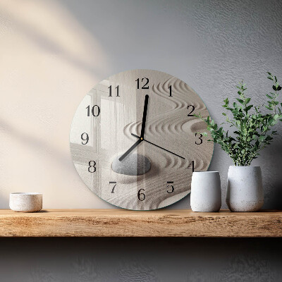Orologio rotondo Sabbia di pietra