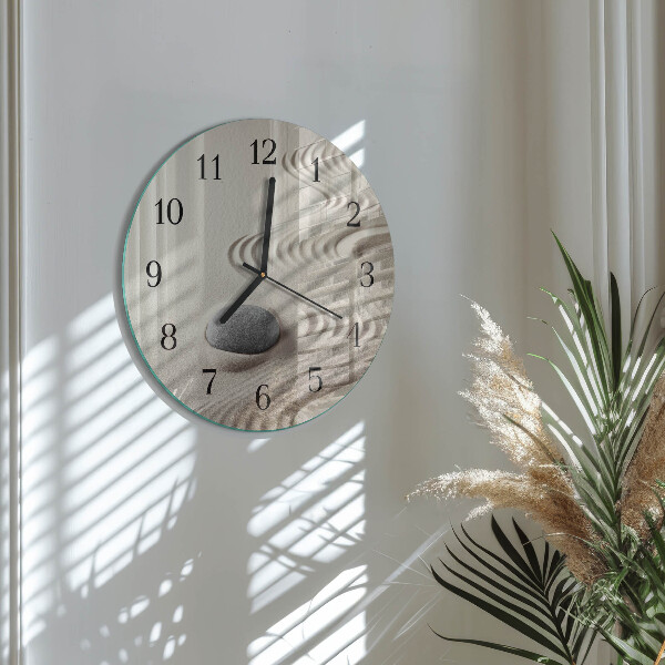 Orologio rotondo Sabbia di pietra