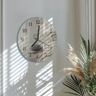 Orologio rotondo Sabbia di pietra