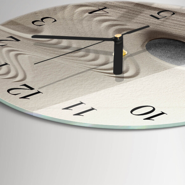 Orologio rotondo Sabbia di pietra