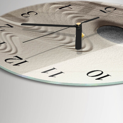 Orologio rotondo Sabbia di pietra