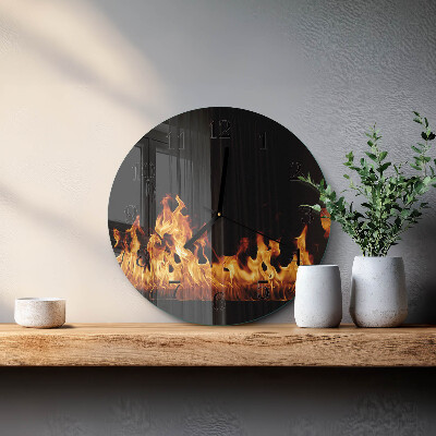 Orologio rotondo Fuoco