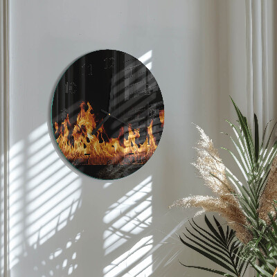 Orologio rotondo Fuoco