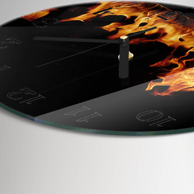 Orologio rotondo Fuoco
