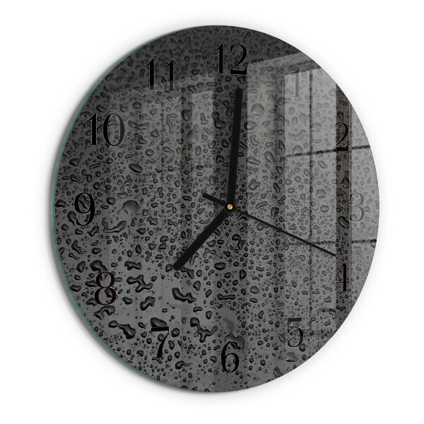 Orologio rotondo Gocce d'acqua