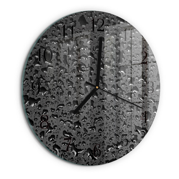 Orologio rotondo Gocce d'acqua
