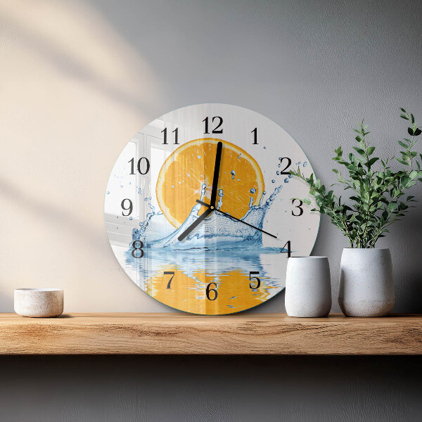 Orologio rotondo Acqua d'arancia