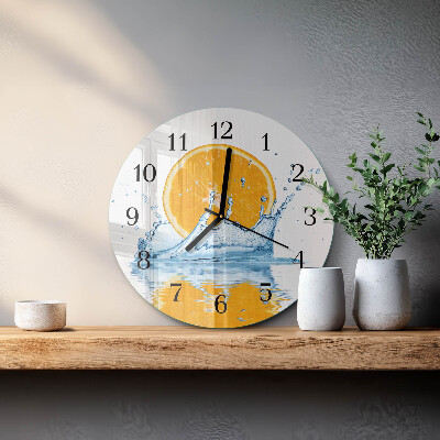 Orologio rotondo Acqua d'arancia