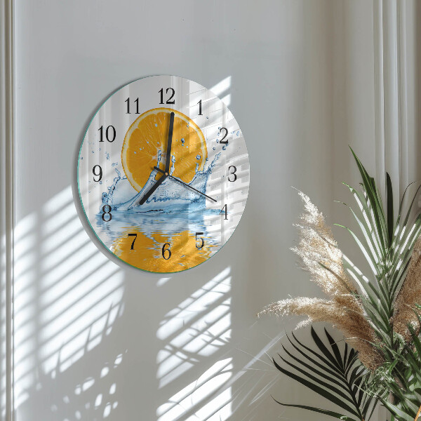 Orologio rotondo Acqua d'arancia