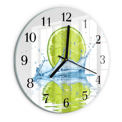 Orologio rotondo Acqua di calce