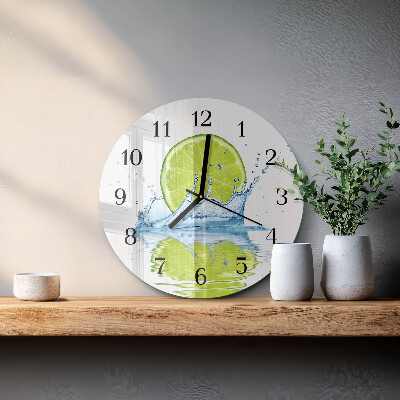 Orologio rotondo Acqua di calce