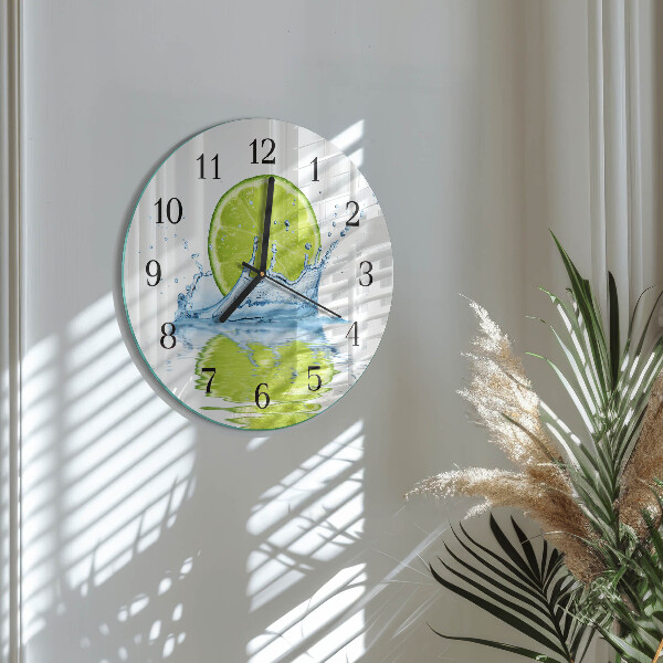 Orologio rotondo Acqua di calce