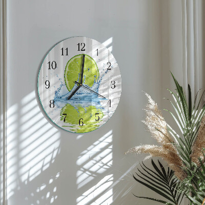 Orologio rotondo Acqua di calce