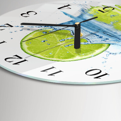 Orologio rotondo Acqua di calce