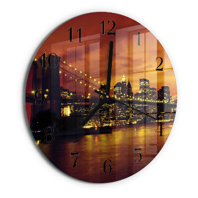 Orologio rotondo Ponte orizzontale
