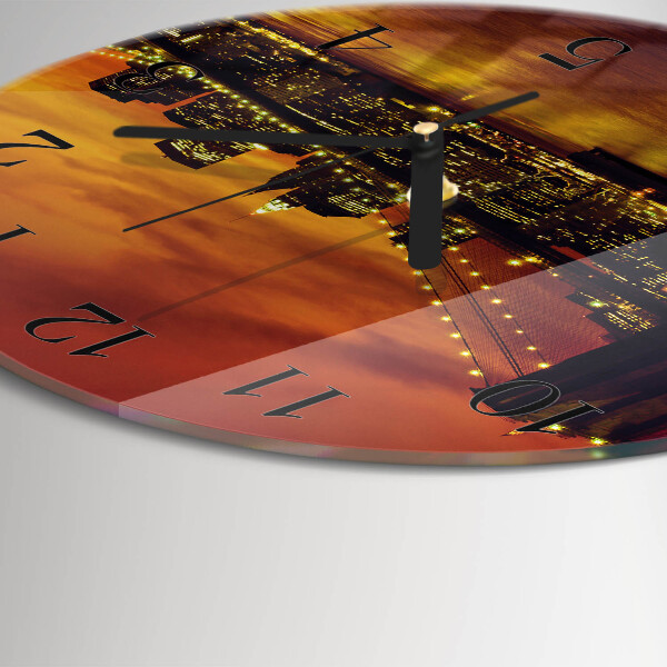 Orologio rotondo Ponte orizzontale