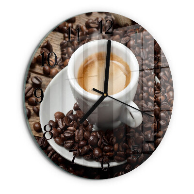 Orologio rotondo Tazza di caffè