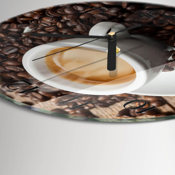 Orologio rotondo Tazza di caffè