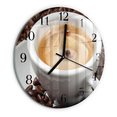 Orologio rotondo Tazza di caffè