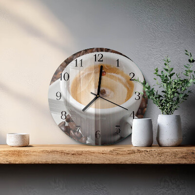 Orologio rotondo Tazza di caffè