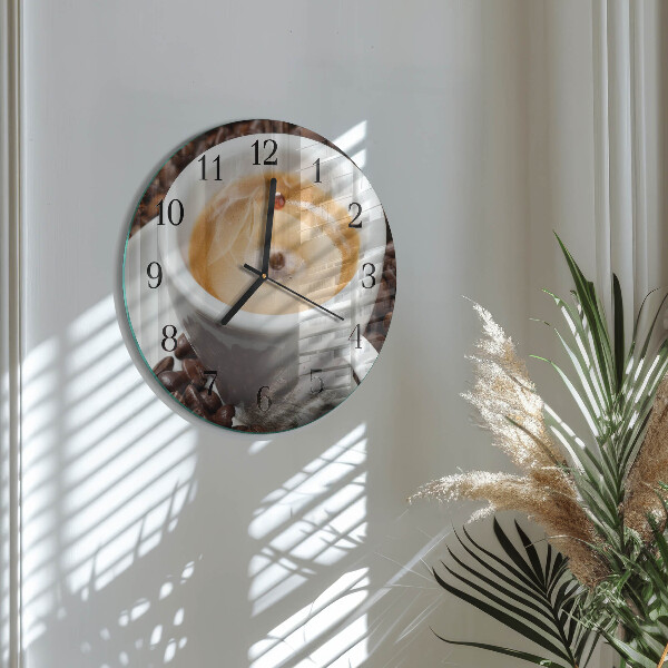 Orologio rotondo Tazza di caffè