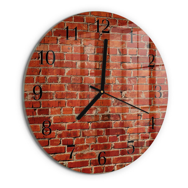 Orologio rotondo Muro di mattoni