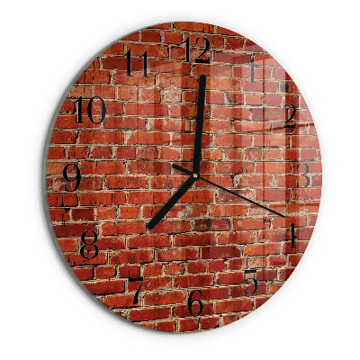 Orologio rotondo Muro di mattoni