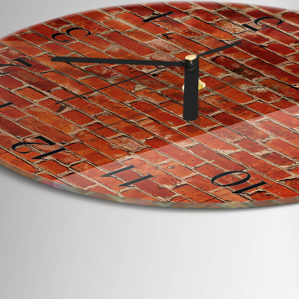 Orologio rotondo Muro di mattoni