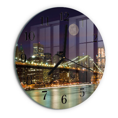 Orologio rotondo Ponte orizzontale